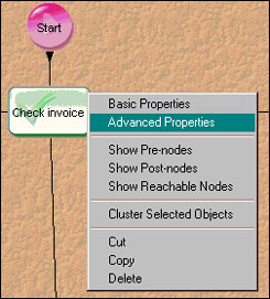 Right-click menu options