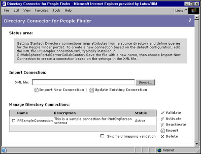Directory Connector for People Finder