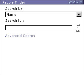 People Finder portlet