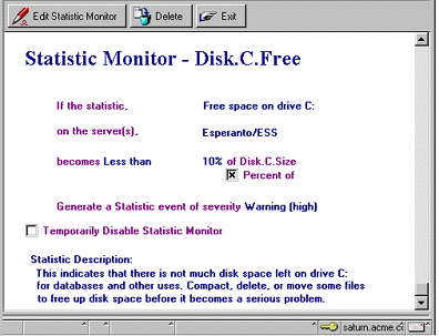 Statistic Monitor document