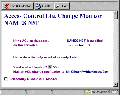 ACL Monitor document