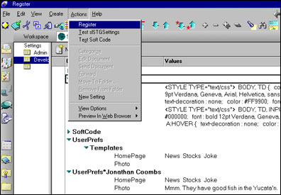 Running the Register agent