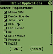 active applications
