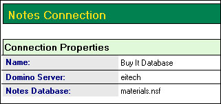 Notes Connection document