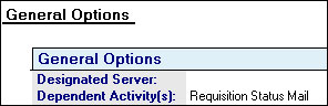 General Options
