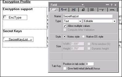 Adding the SecretKeyList field