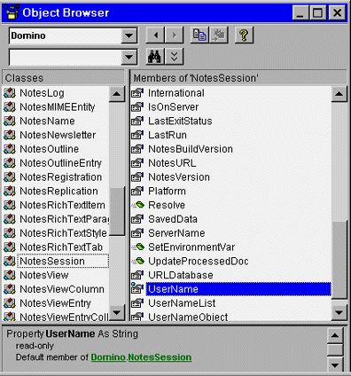 Object Browser