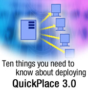 Ten things you need to know about deploying QuickPlace 3.0