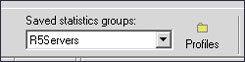 Saved statistics group