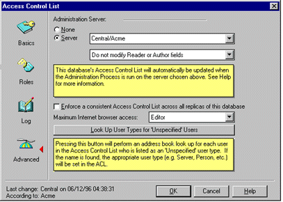 The Access Control List