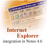 Internet Explorer integration in Notes 4.6