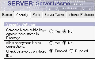 Enabling password checking