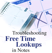 Troubleshooting Free Time Lookups