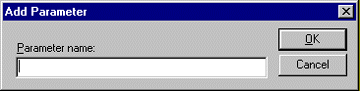 Add Parameter dialog