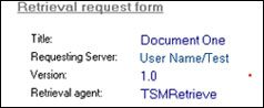 Retrieval Request Form