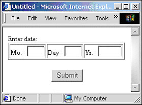 Results of HTML solution