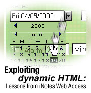 Exploiting dynamic HTML: Lessons from iNotes Web Access