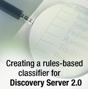 Creating a rules-based classifier for Discovery Server 2.0