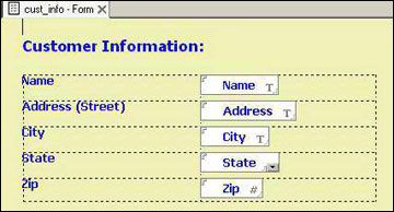 Cust_info form
