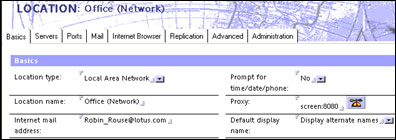 Location document