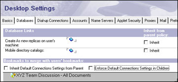 Desktop Settings document