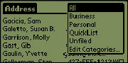 User-defined categories