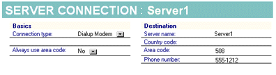A Connection document