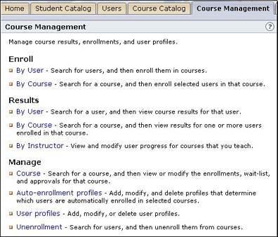 Course Management