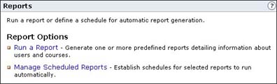 Reports module