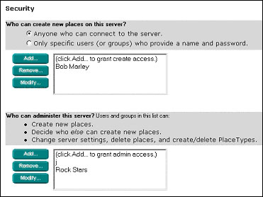 QuickPlace Security