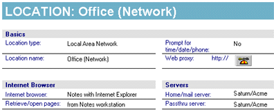 Location document