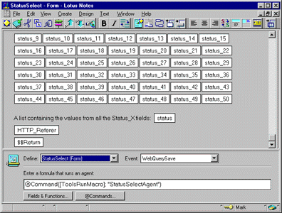 StatusSelect form