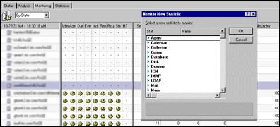 Monitor New Statistic dialog box