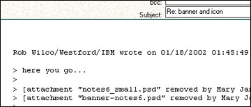 Internet-style reply