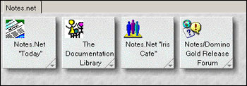 Bookmarks grid view