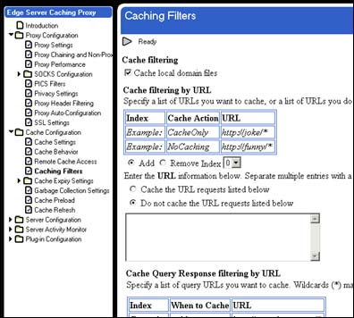 Caching Filters