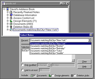 All the documents where the BizCity field contains "New York"
