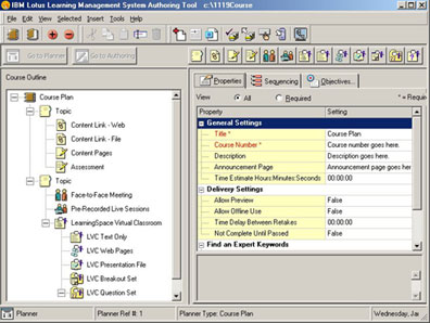 LMS authoring tool