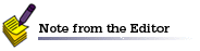 Note from the Editor