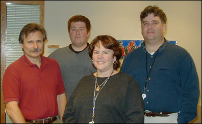 Dick McCarrick, Kevin MacDonald, Amy Smith, and Phil Bocko
