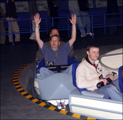 Fun at Space Mountain.