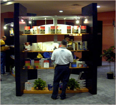 Borders Books shipped in a whole bookstore for Lotusphere, and opened up beside the Wireless Cafe for browsers.
