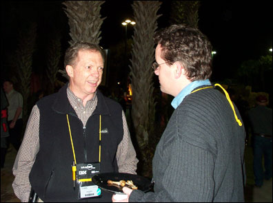 David Bailey and Stephen Walch catch up