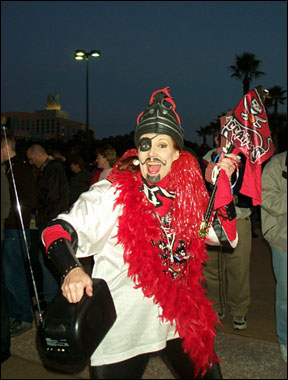 A happy Tampa Bay fan.