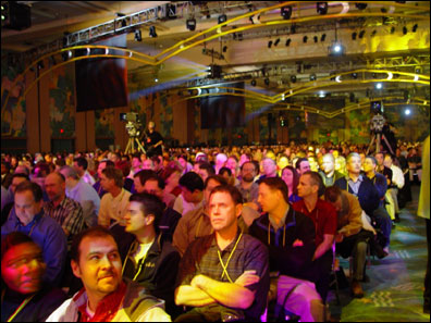 Monday's big event is the Opening General Session.
