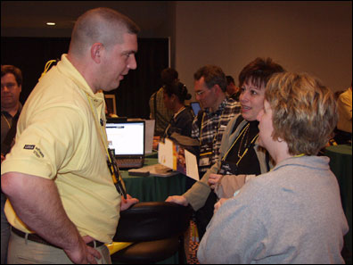 Solving problems in the Meet the Developers Lab.