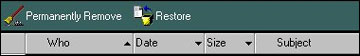 Notes 5 soft deletion action bar