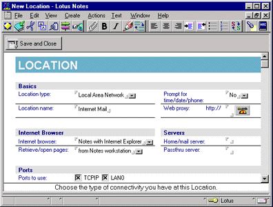 Location document