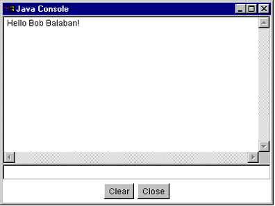 Java Console