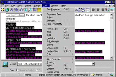Creating Pass-Thru HTML